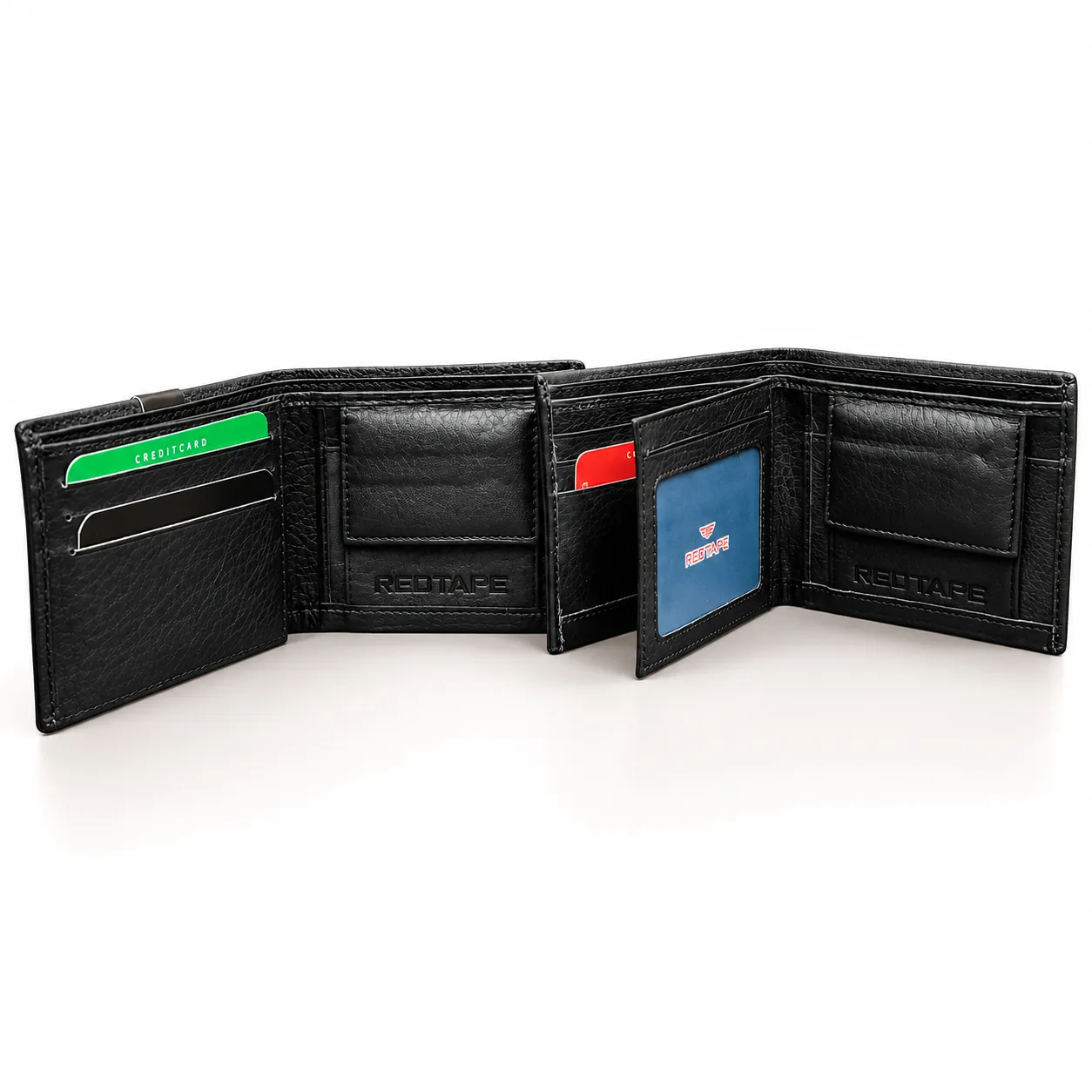 Redtape Premium Pebble Leather Multi-Fold Wallet - view 3